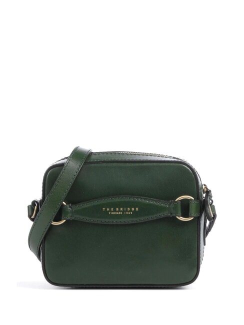 THE BRIDGE BETTINA Kameratasche aus Leder Smaragdabk. Gold - Damentaschen