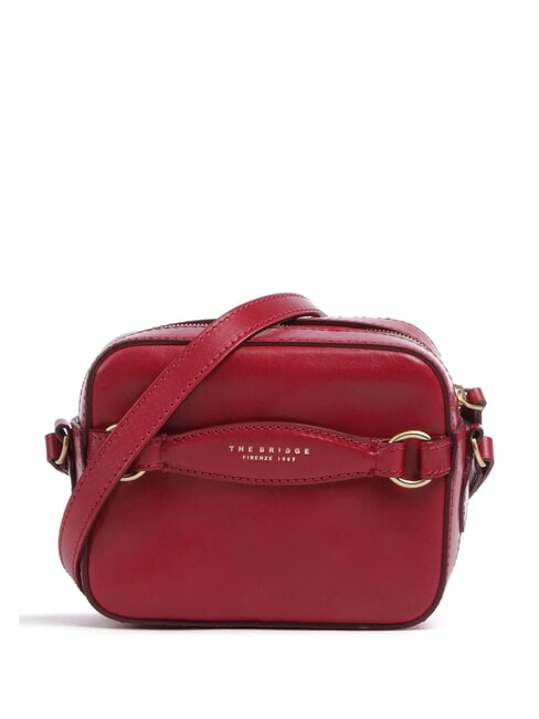 THE BRIDGE BETTINA Kameratasche aus Leder Beere Abb. Gold - Damentaschen
