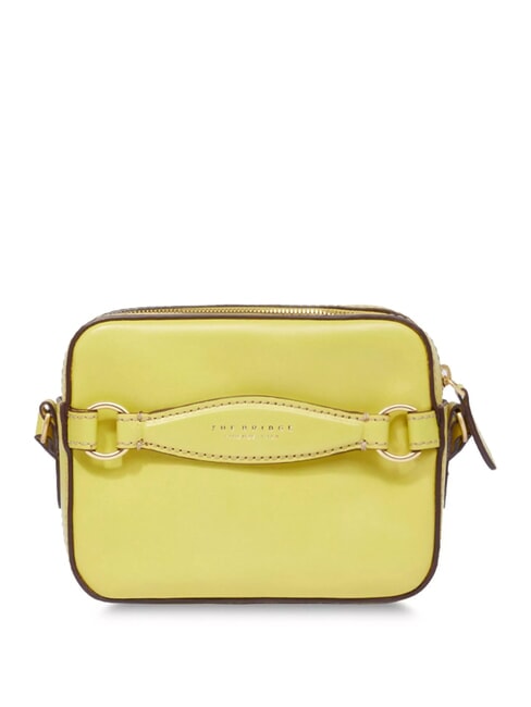 THE BRIDGE BETTINA Kameratasche aus Leder Limette mit Gold - Damentaschen