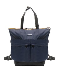 KWAY NOAM Nylon-Rucksack / Einkaufstasche blaue Tiefe - Damentaschen - 1