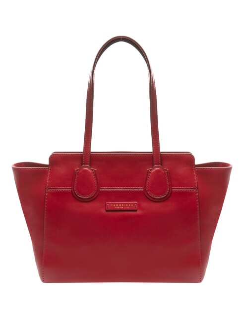 THE BRIDGE ELETTRA Einkaufstasche aus Leder Beere Abb. Gold - Damentaschen