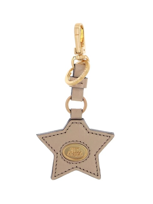 THE BRIDGE DUCCIO Schlüsselanhänger mit Lederanhänger Butter abb. Gold - Schlüsselanhänger und Schlüsseletuis