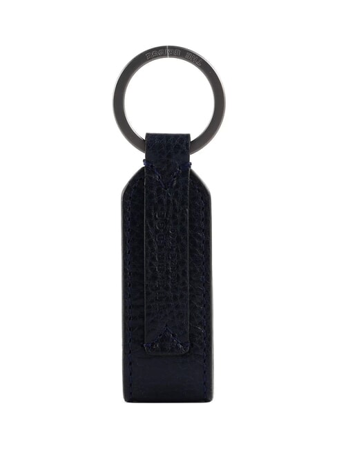 THE BRIDGE DUCCIO Schlüsselanhänger mit Lederanhänger blau / ruten - Schlüsselanhänger und Schlüsseletuis