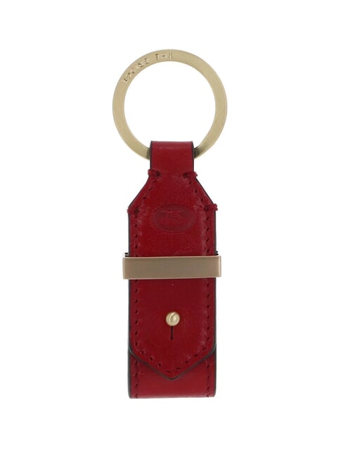 THE BRIDGE DUCCIO Schlüsselanhänger mit Lederanhänger Flamenco-Abk. Gold - Schlüsselanhänger und Schlüsseletuis