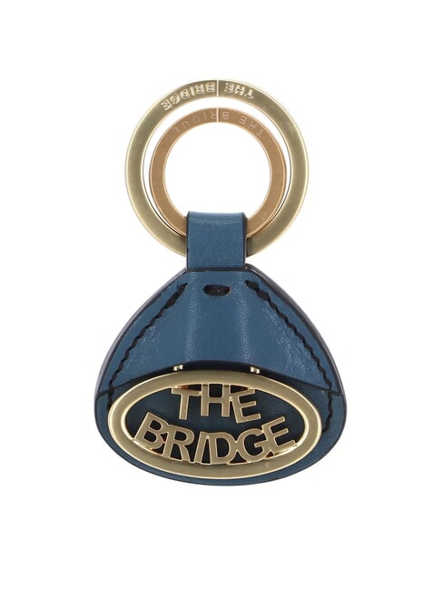 THE BRIDGE DUCCIO Schlüsselanhänger mit Lederanhänger Himmel mit Gold - Schlüsselanhänger und Schlüsseletuis