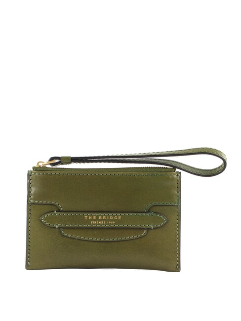 THE BRIDGE LUCREZIA  Lederbeutel feigengrün abb. Gold - Damentaschen