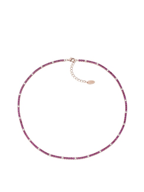 AMEN TENNIS MANIA Choker-Halskette mit Zirkonia Rose - Halsketten