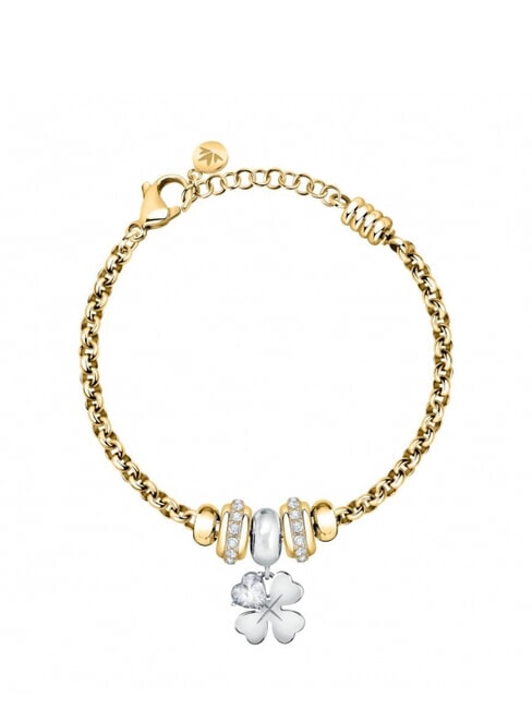 MORELLATO DROPS  Stahlarmband mit Kristallen Gold - Armbänder