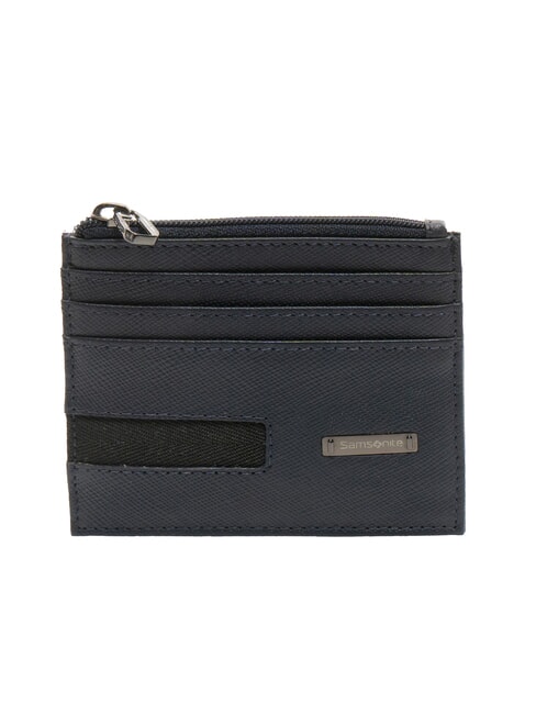 SAMSONITE RELYON SLG Flaches Kartenetui mit Reißverschluss Blau - Brieftaschen Herren