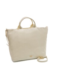 TOSCA BLU BEATRICE Ledertasche mit Henkel und Schultergurt Wei&szlig;es Elfenbein - Damentaschen - 1