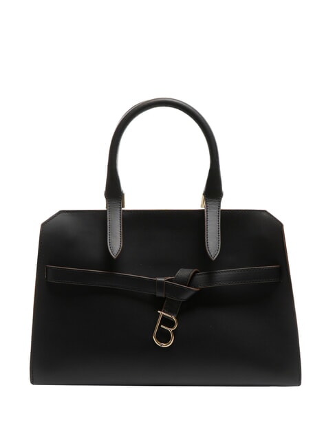 TOSCA BLU AMELIA Lederhandtasche mit Charm Schwarz - Damentaschen