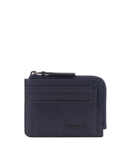 PIQUADRO PAAVO  Kartenetui / Münzbörse aus Leder - Brieftaschen Herren