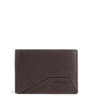 PIQUADRO RHINO Lederbrieftasche mit Klappe MORO - Brieftaschen Herren - 1