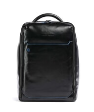 PIQUADRO BLUE SQUARE Lederrucksack für 15,6-Zoll-Laptop - PC-Rucksäcke