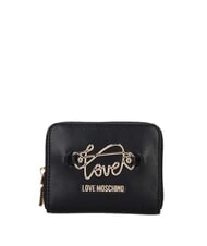 LOVE MOSCHINO LOGO ITALICS Geldbörse mit Rundum-Reißverschluss - Brieftaschen Damen