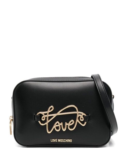 LOVE MOSCHINO CURSIVE LOGO Mini-Umhängetasche Schwarz - Damentaschen
