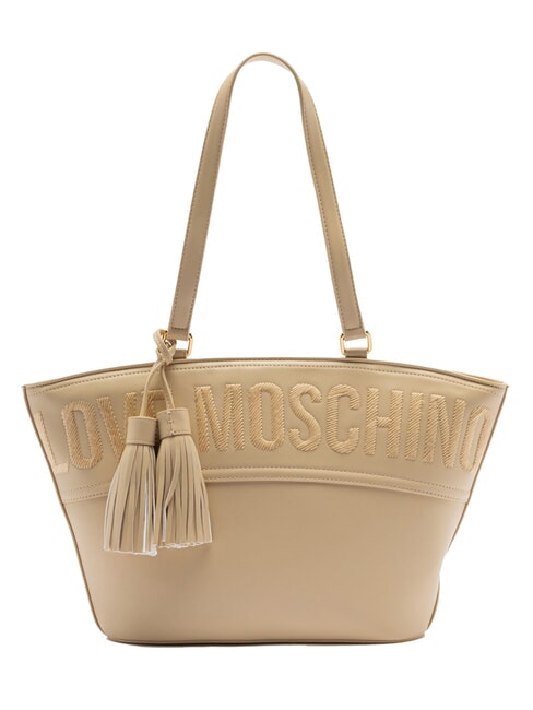 LOVE MOSCHINO NAPPE Einkaufstasche Beige - Damentaschen