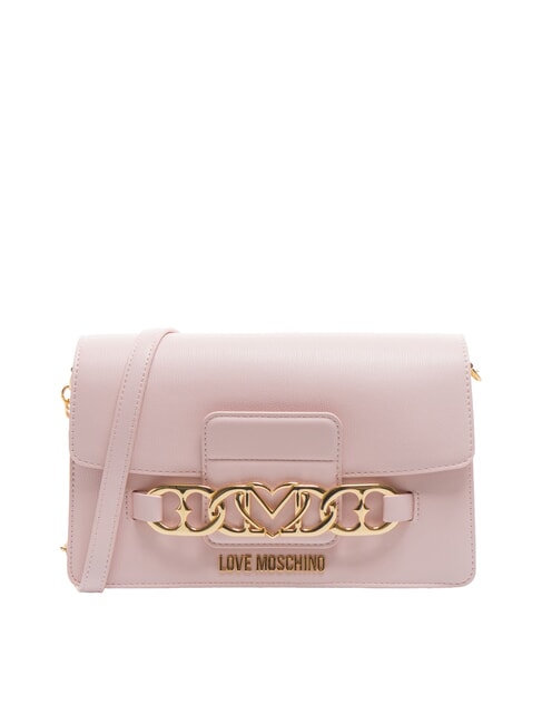 LOVE MOSCHINO HEART CHAIN Umhängetasche rosa - Damentaschen