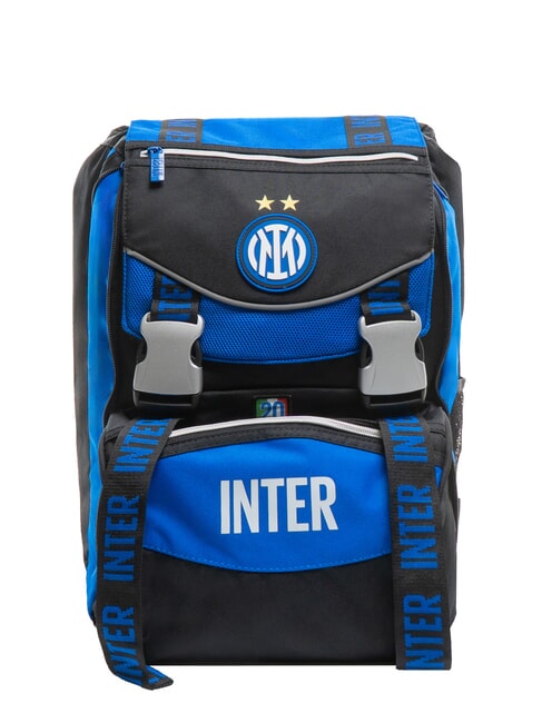 INTER IM2STARS Erweiterbarer Rucksack Schwarz - Rucksäcke für Schule &amp; Freizeit