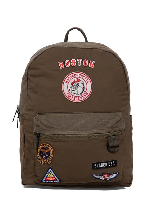 BLAUER PATCH Rucksack MILITÄRGRÜN - Rucksäcke für Schule &amp; Freizeit