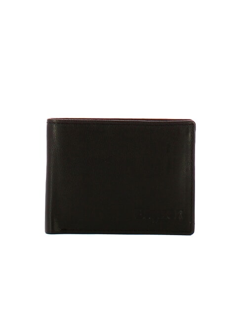 BLAUER FIRSTCLASS Lederbrieftasche mit Kreditkarte SCHWARZ - Brieftaschen Herren