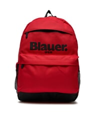 BLAUER BASIC Rucksack mit Maxi-Logo-Print - Rucksäcke für Schule &amp; Freizeit