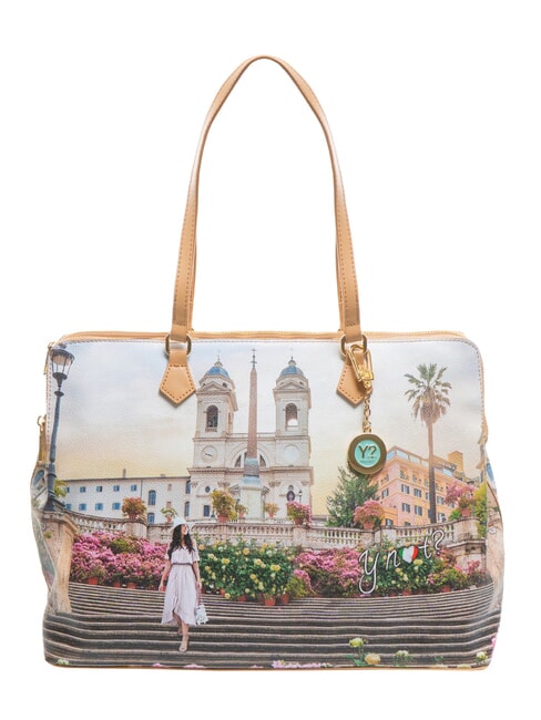 YNOT YESBAG Schultertasche Blumen- - Damentaschen