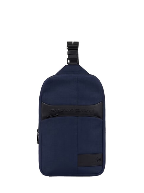 PIQUADRO WOLLEN Ein-Schulter-Rucksack Blau - PC-Rucksäcke