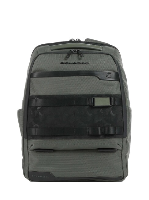 PIQUADRO FX  14" Laptop-Rucksack GRÜN - PC-Rucksäcke