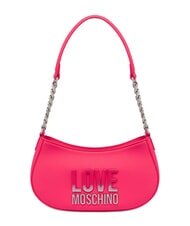 LOVE MOSCHINO MIDDLE CHAIN Umhängetasche Fuchsie - Damentaschen - 1