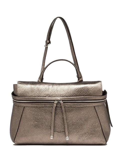 GIANNI CHIARINI GILDA Schultertasche aus gehämmertem Leder Zinn - Damentaschen