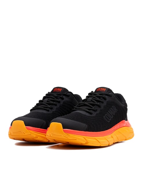 COLMAR URBANTRAIL COLORS Turnschuhe schwarz-orange-leuchtend rot - Schuhe Unisex