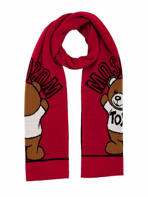 MOSCHINO TEDDY Schal aus Wollmischung Rot - Schals
