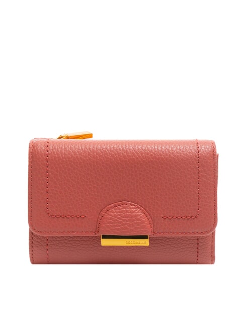 COCCINELLE TALEA Mittelgroße Brieftasche aus gehämmertem Leder Topf - Brieftaschen Damen