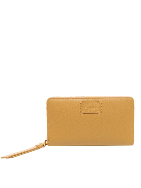 COCCINELLE VOILE Große Brieftasche aus Leder mit Rundum-Reißverschluss frisches Beige - Brieftaschen Damen