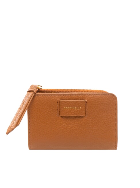 COCCINELLE VOILE Mittelgroße Brieftasche aus gehämmertem Leder CUIR - Brieftaschen Damen