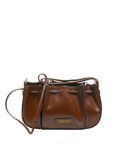 THE BRIDGE CAMILLA Beuteltasche aus Leder BRAUN - Damentaschen