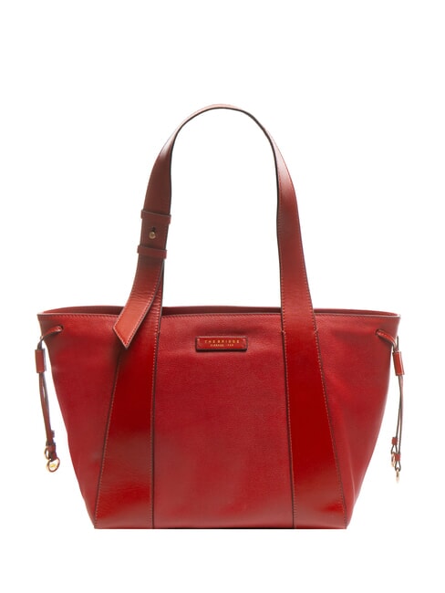 THE BRIDGE CARLOTTA Umhängetasche aus Leder Kirsche / Gold - Damentaschen