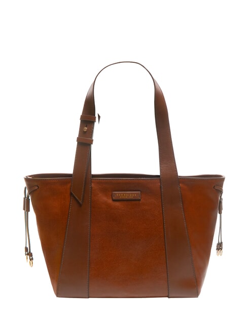 THE BRIDGE CARLOTTA Einkaufstasche aus Leder BRAUN - Damentaschen