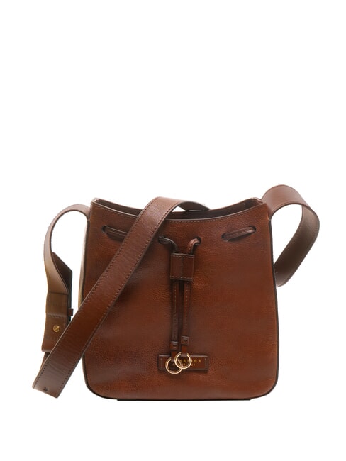 THE BRIDGE CARLOTTA Beuteltasche aus Leder BRAUN - Damentaschen