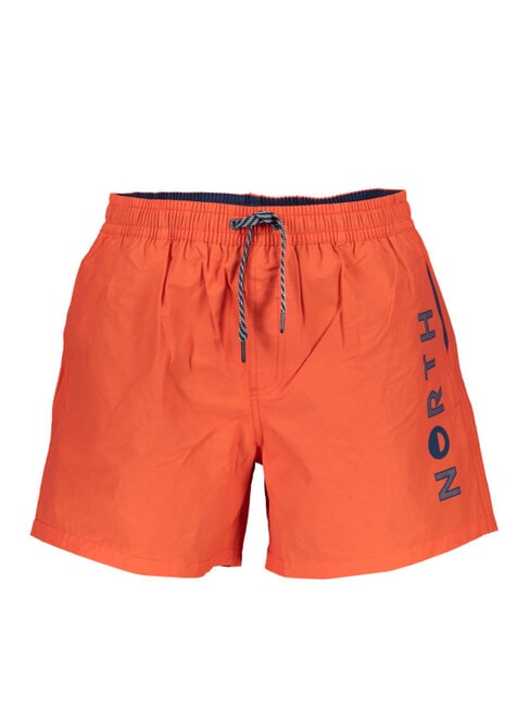 NORTH SAILS VOLLEY Boxerkostüm mit seitlichem Logo leuchtend orange - Herrenbadehosen