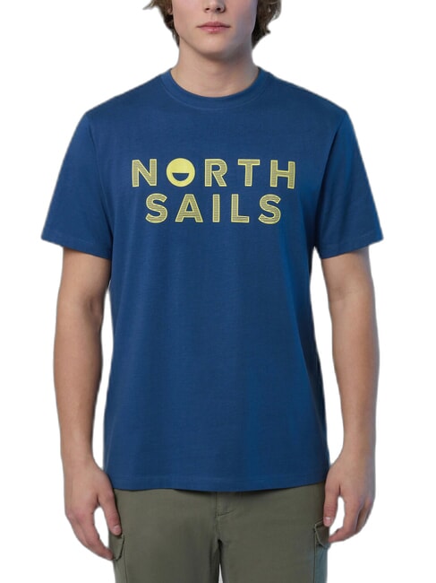 NORTH SAILS LINE PRINT Baumwoll-T-Shirt mit Maxi-Print dunkler Denim - Herren-T-Shirts