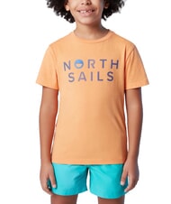 NORTH SAILS STRIPED KIDS Kurzarm-T-Shirt Mandarine - Kinder-T-Shirt - 1