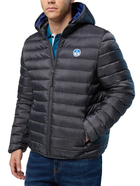 NORTH SAILS SKYE HOODIE Daunenjacke mit Kapuze Asphalt - Daunenjacken für Herren