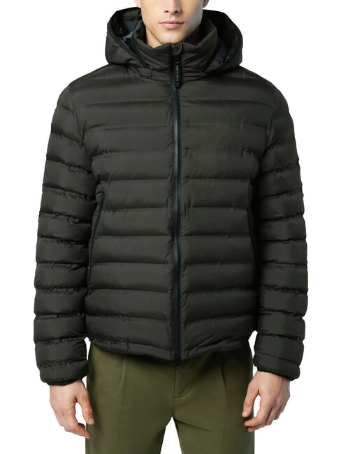 NORTH SAILS LASER PUFFER Mittellange Daunenjacke Waldgrün - Daunenjacken für Herren