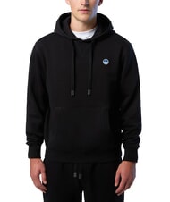 NORTH SAILS ROUND LOGO Baumwoll-Hoodie Schwarz - Sweatshirts Herren - 1