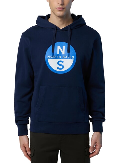 NORTH SAILS GRAPHIC Baumwoll-Hoodie Navy blau - Sweatshirts Herren