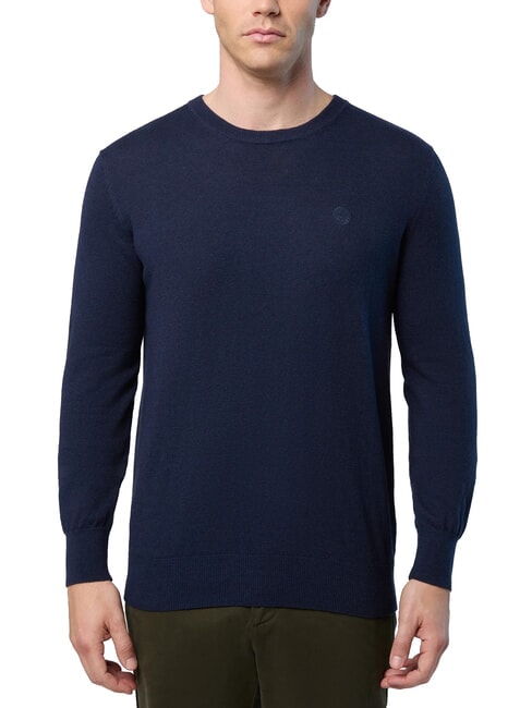 NORTH SAILS N|S Pullover mit Rundhalsausschnitt Navy blau - Herrenpullover