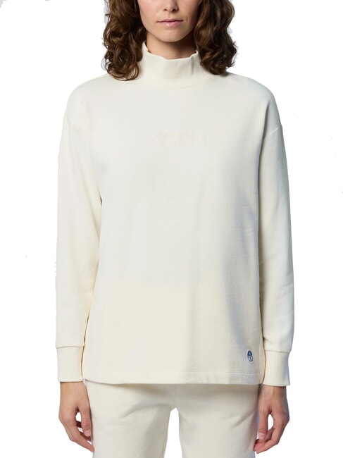 NORTH SAILS BASIC Rollkragen-Sweatshirt aus Baumwolle Mäusespeck - Sweatshirts Damen