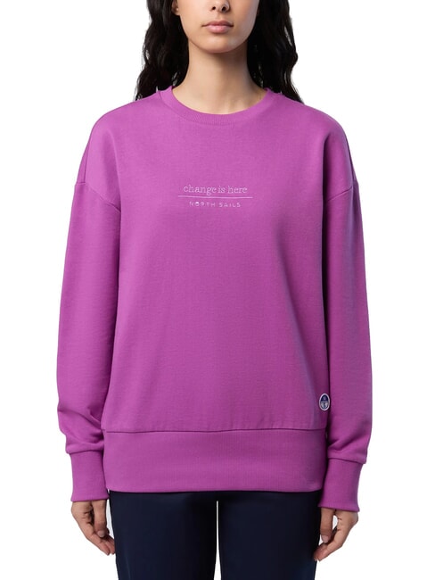 NORTH SAILS BASIC Sweatshirt mit Rundhalsausschnitt aus Baumwolle mauve - Sweatshirts Damen